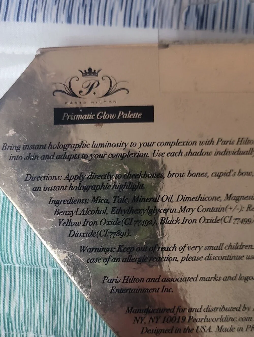 Paris Hilton Prismatic Glow Palette 6 COLOR HIGHLIGHT